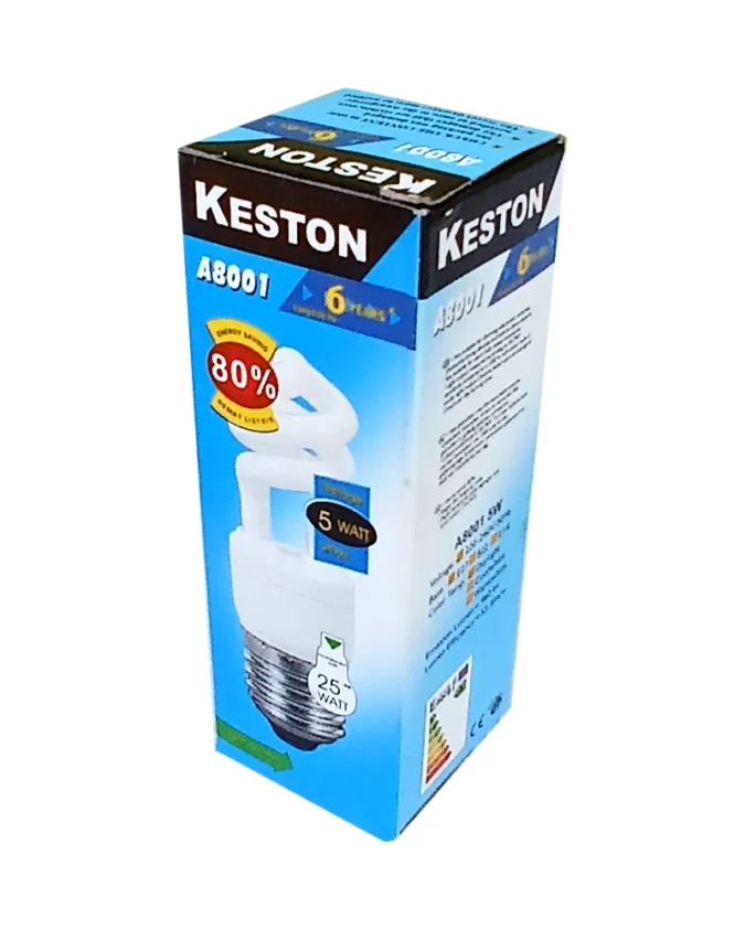 KESTON Energy Saving Bulbs 5 WATT