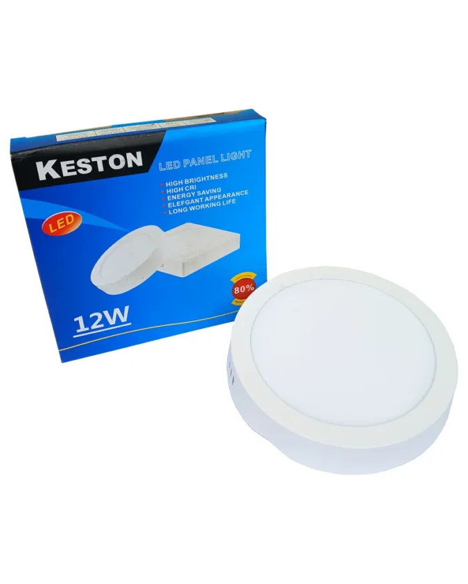 KESTON LED Panel Light 12W Round Surface