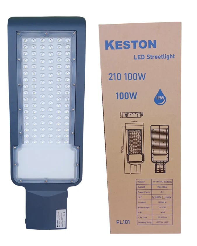 Keston 100W IP65 LED Street Light