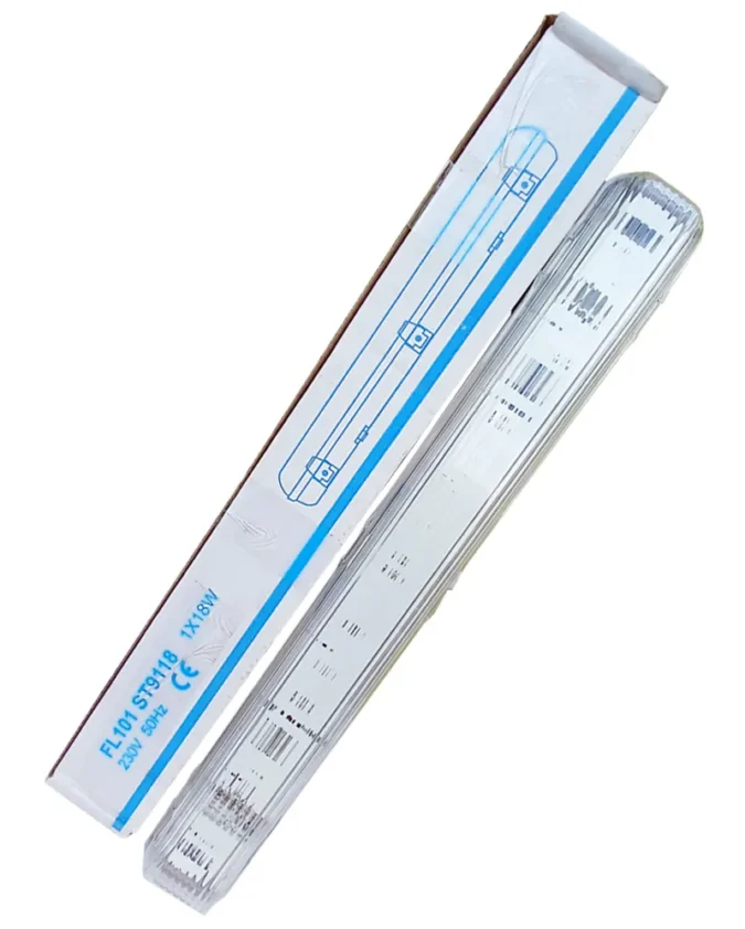 Keston 2FT 1X18W Single Fluorescent Fitting Light