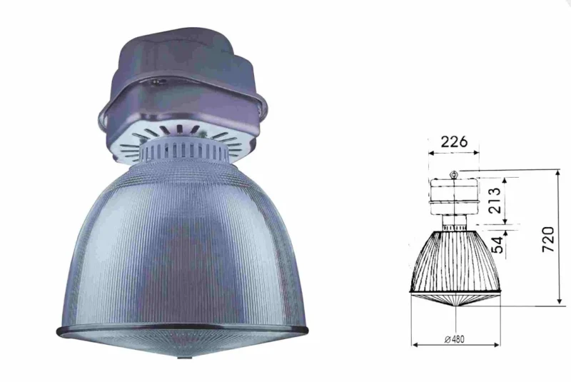 Keston 400W Industrial High Bay Light Plastic Body With Metal Halide Lamp -3