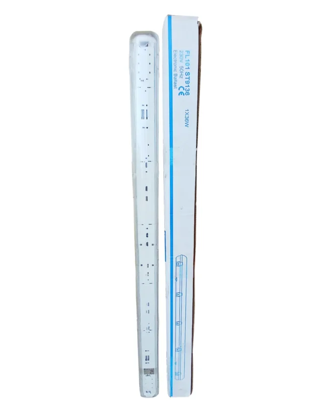 Keston 4FT Single Electronic Ballast Choke Fluorescent Fitting Light 1X36W